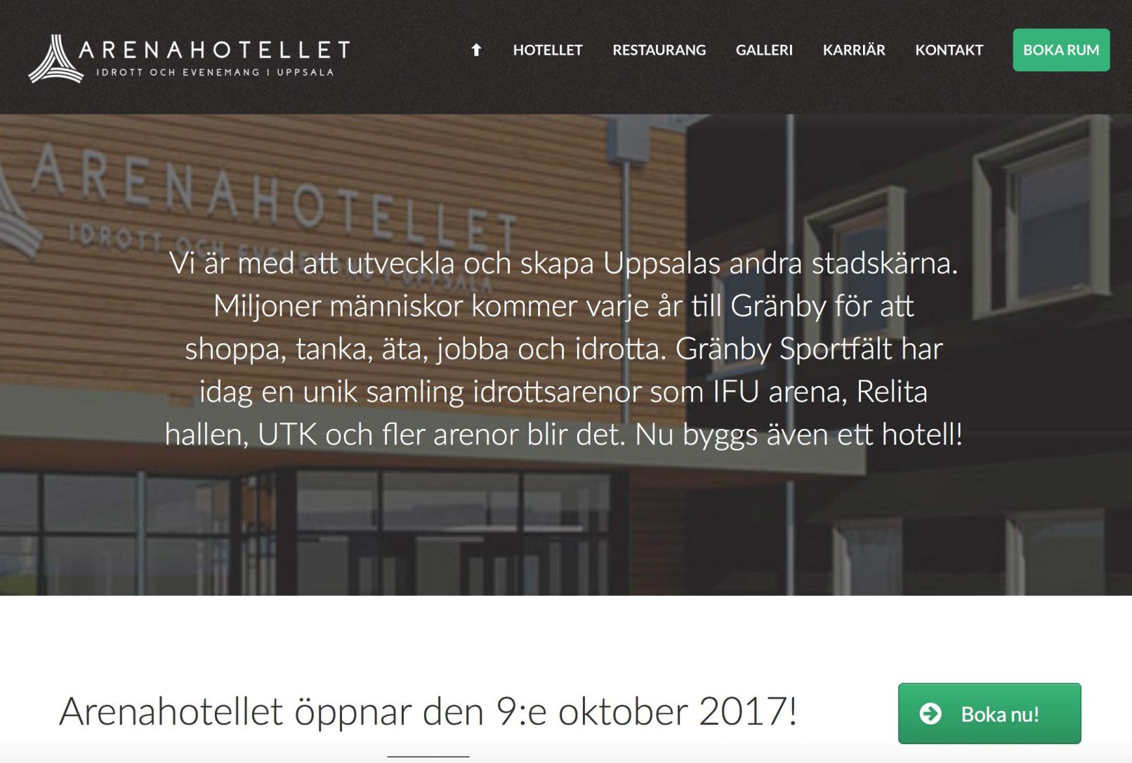 Arenahotellet Web